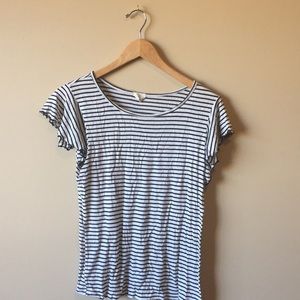 Black and white striped T-shirt